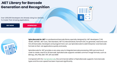 Spire.Barcode for .NET v10.2.0 (28 Feb 2025)