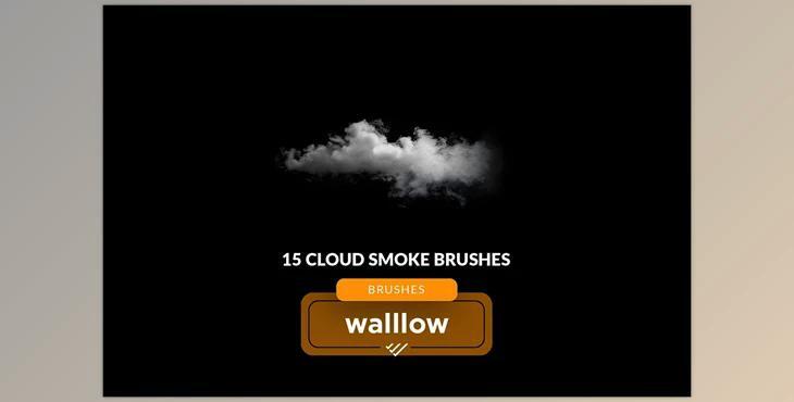 15 Cloud smoke photoshop brushes - 278885879