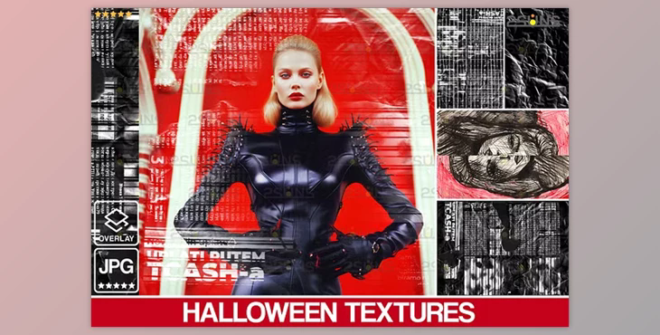 Photoshop overlays Halloween texture Vol 02 - 280187878