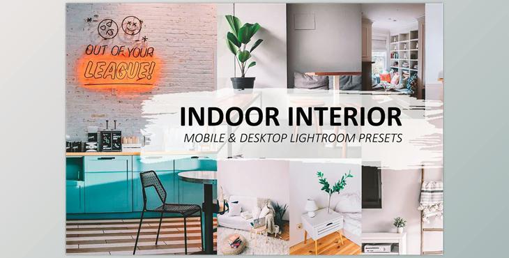 Indoor Interior Lightroom Presets CreativeMarket-5601558 (XMP, DNG)