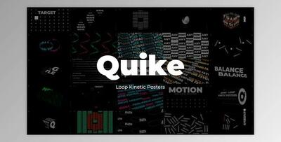 Quike - Loop Kinetic Posters (Videohive 33044569) - PR Project