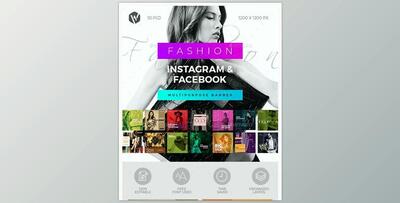 50 Fashion Instagram & Facebook Banners GraphicRiver-28479359