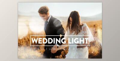 120 Wedding Light Overlays