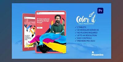 Color it Tablet Presentation for Premiere Pro (Videohive 31823039) - PR Project