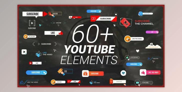 YouTube Buttons Subscribe Pack MOGRT (Videohive 31422862) - PR Project
