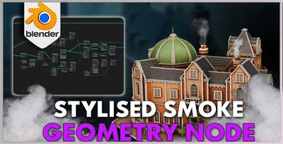 Blender Market - Blender 4 3DT Smoke Generator Geometry Node