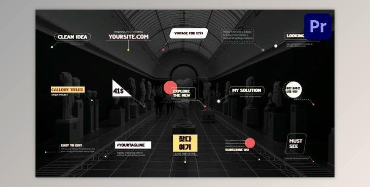 Callout Titles for Premiere Pro (Videohive 51723426)
