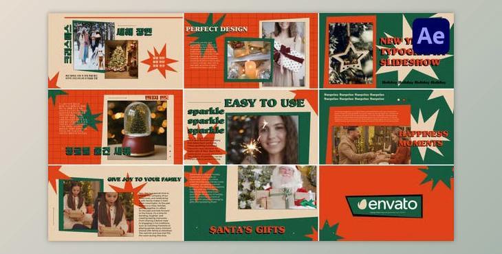 New Year Typography Slideshow for After Effects (Videohive 48998710) - AE Project