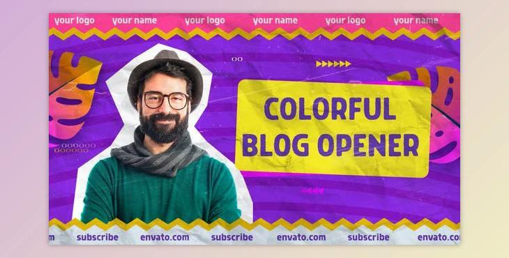 Colorful Blog Opener (Videohive 34156613) - AE Project