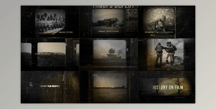 History On Film (Videohive 19802992) - AE Project