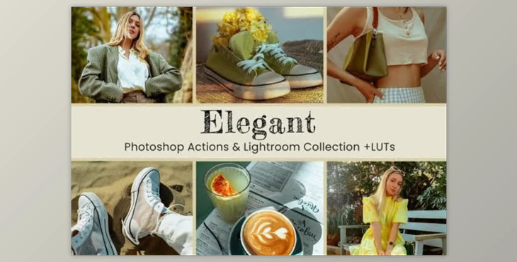 12 Elegant Photoshop Actions Presets