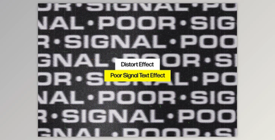 Poor Signal Text Effect - 91978880