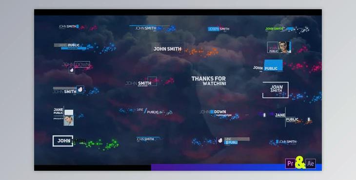 Creative Lower Third With Particles (Videohive 31649750)