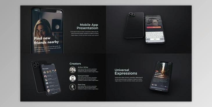 Mobile App Presentation (Videohive 28539646) - AE Project
