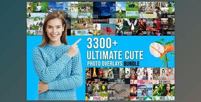 3300+ Photo Overlays Bundle+FREE Act CreativeMarket - 6791145