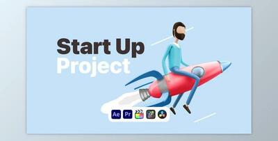 Explainer Man Start Up (Videohive 50639694) - AE Project
