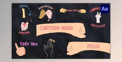 Cartoon Hands Titles for After Effects (Videohive 48695018) - AE Project