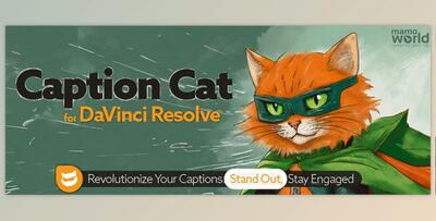 Aescripts - Caption Cat for Resolve v1.0.000