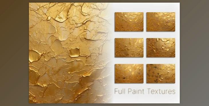 Golden Paint Textures – Affinity Assets