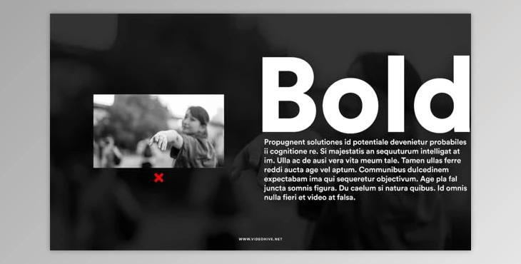 Black Bold Typography (Videohive 23525889) - AE Project