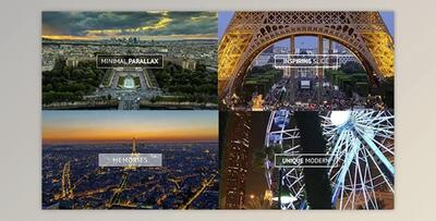 Minimal Parallax Slide (Videohive 12105014) - AE Project