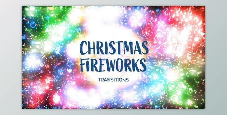 Christmas Fireworks Transitions (Videohive 35022098) - PR Project