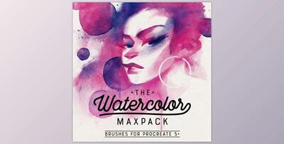 Gumroad - The Watercolor MaxPack - Brushes for Procreate