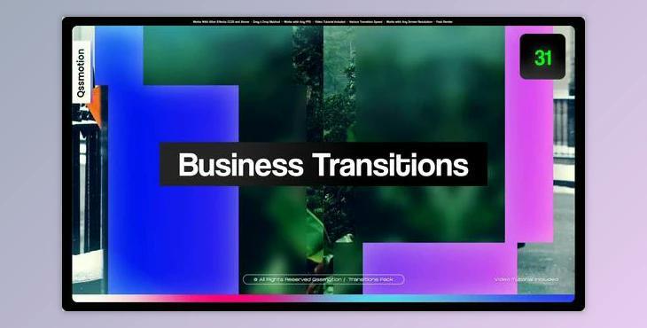 Business Transitions (Videohive 47575971) - AE Project