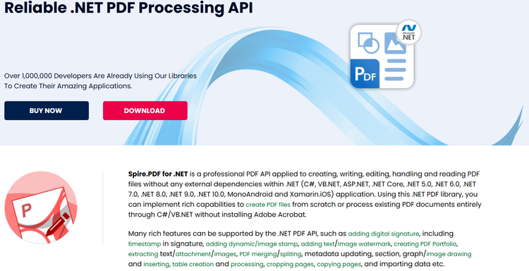 Spire.PDF for .NET v10.2.0 (28 Feb 2025)
