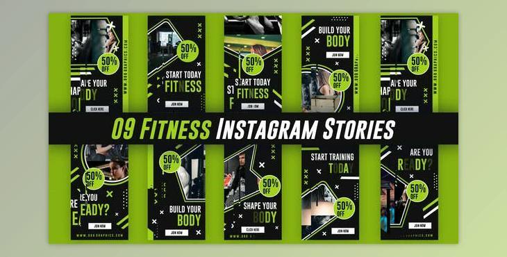 Fitness Instagram Stories (Videohive 36652202) - AE Project