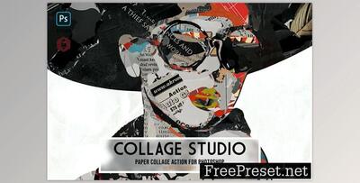 CoLLage Studio Paper Collage Effect Action BVDL3S7