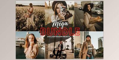 Mobile Lightroom Presets Bundle 200+ CreativeMarket-5608196 (XMP, DNG) - Mob And Desk