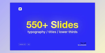 Just Typography Pack V3 (Videohive 33130966) - AE Project