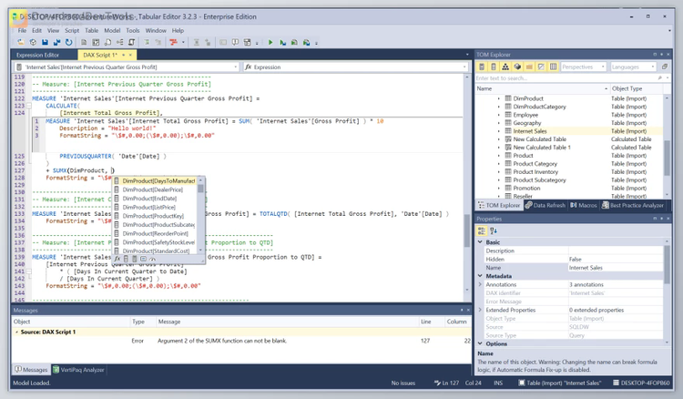 Tabular Editor v3.20.0 (21 Feb 2025) for Win x64 + CRACK