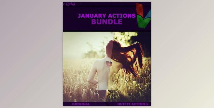 Graphicriver – January Photoshop Actions Bundle 14835548