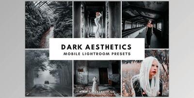 Dark Aesthetic Mobile Presets CreativeMarket-5543725 (LRTEMPLATE)