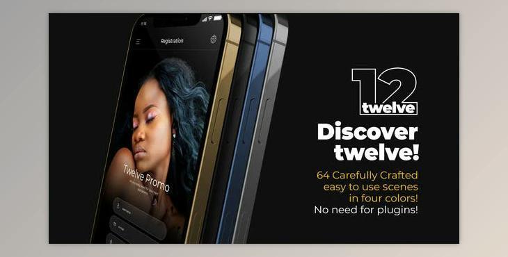 Twelve App Promo (Videohive 29955814) - AE Project