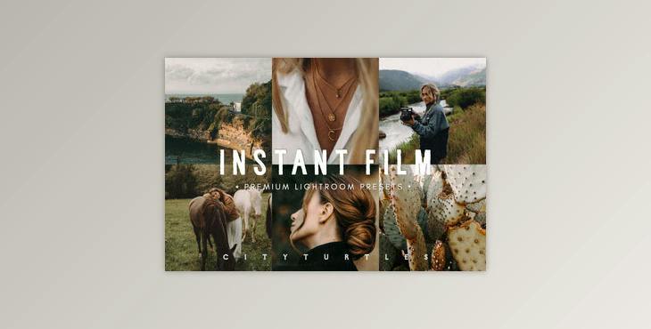 INSTANT FILM Retro Grain Lightroom Presets