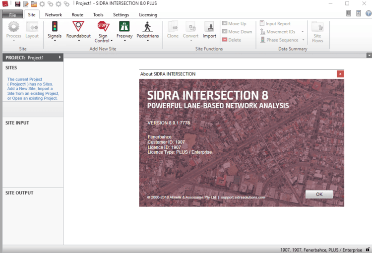 Akcelik SIDRA Intersection 9.1.1.200