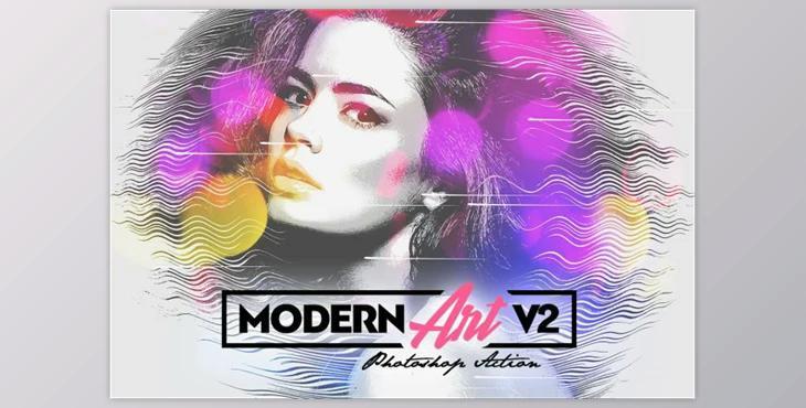 Modern Art Photoshop Action v2 By amorjesu.com (atn, abr, txt)