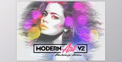 Modern Art Photoshop Action v2 By amorjesu.com (atn, abr, txt)