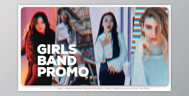 Girls Band Promo (Videohive 34285792) - AE Project