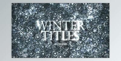 Luxury Winter Titles (Videohive 42745670) - AE Project