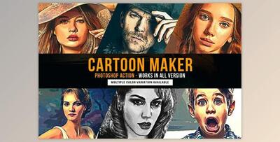 Cartoon Maker Photoshop Action By U Design
