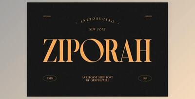 Ziporah Elegant Serif Font