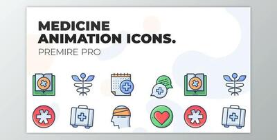 Medicine – MOGRT UI Icons (Videohive 36509446)