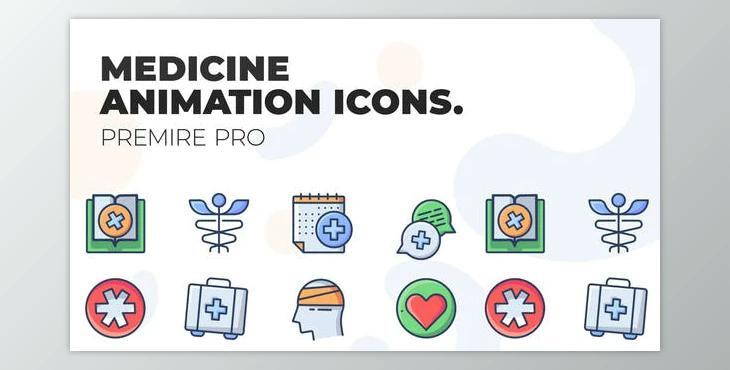 Medicine – MOGRT UI Icons (Videohive 36509446)