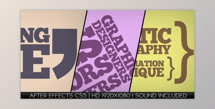 Fluid Typography (Videohive 4619701) - AE Project