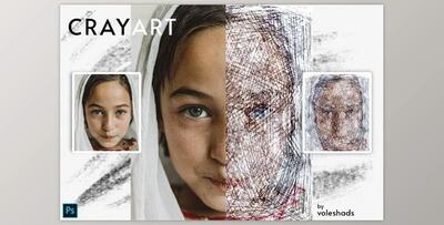 Crayart Photoshop Action CreativeMarket-5924948 (ATN, PAT)