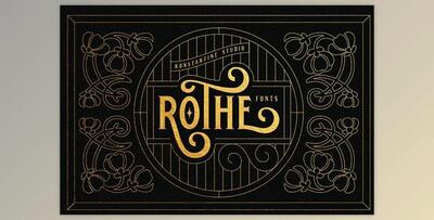 ROTHE – Vintage Luxury Font 2445803